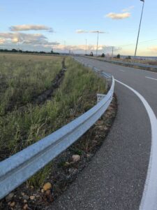 hierba alta para desbrozar